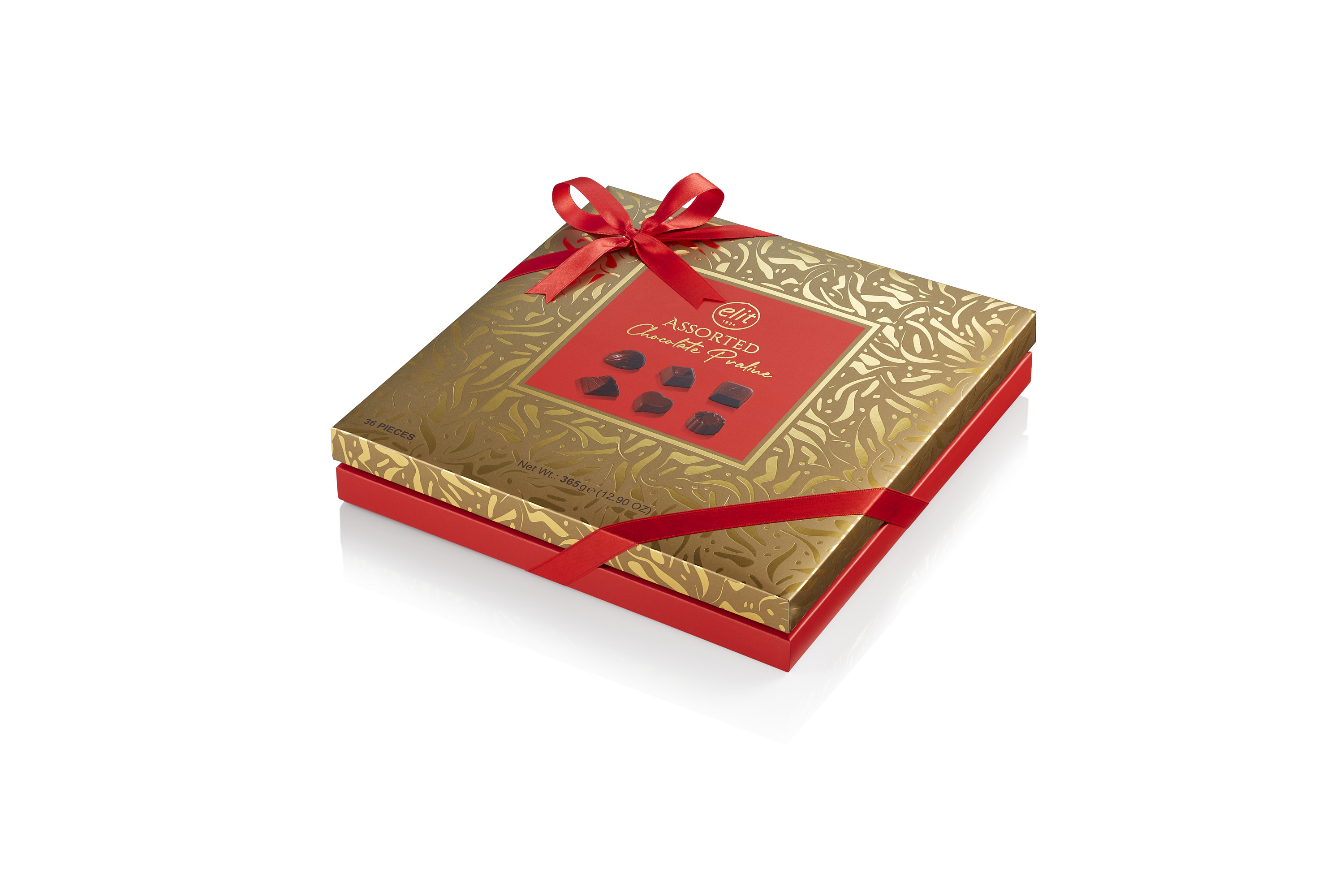 91007467 “Gourmet Collection” Шоколадные конфеты ассорти золото, 365 гр  "Elit 1924"