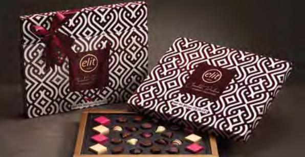 91006866 Коллекция «Gourmet». Шоколадные  конфеты ассорти , бордовая с сумочкой 350 гр "Elit 1924"