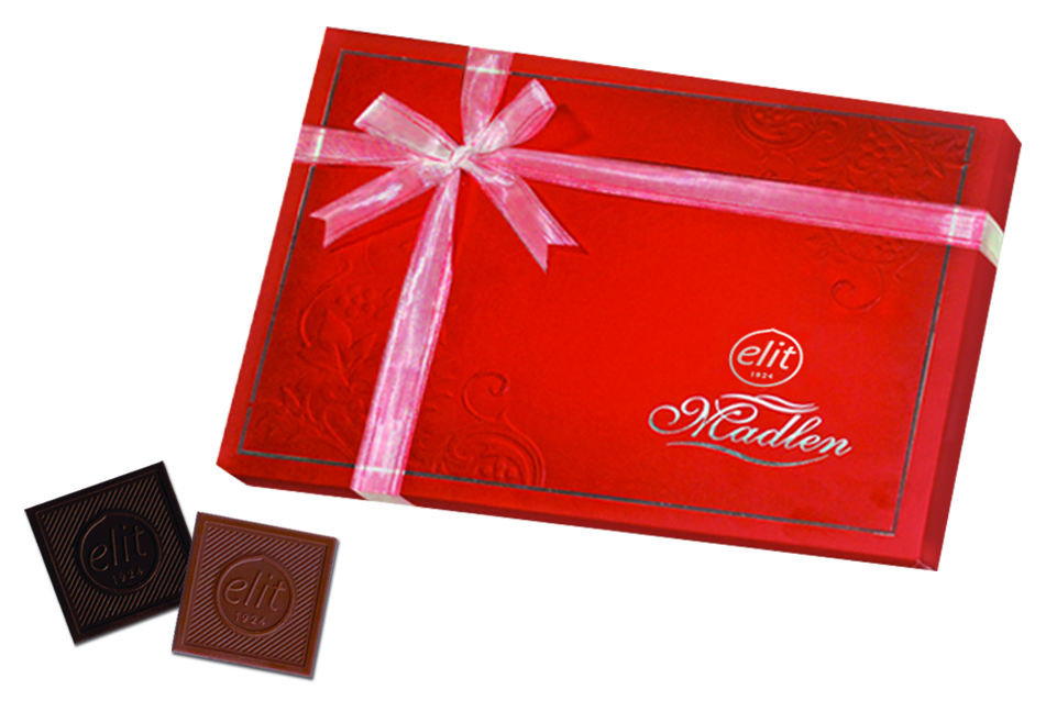 91005451 «Маdlen Red», шоколад темный и молочный, 430гр "Elit 1924"